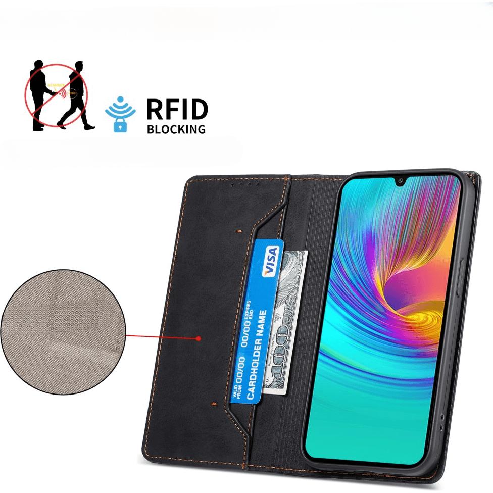 Thumbnail - Cover-Discount Galaxy A36 5G - Flip Case mit RFID Blocker (Samsung Galaxy A36), Smartphone Hülle, Schwarz