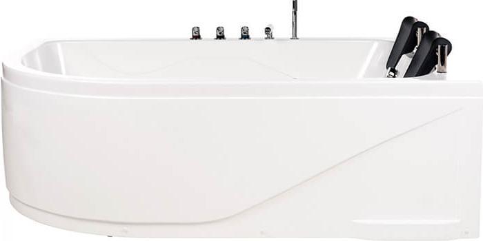 Produktbild Home Deluxe Whirlpool Badewanne 2 Personen DOLPHIN (links) - 180x120x65cm (120 cm, 180 cm)