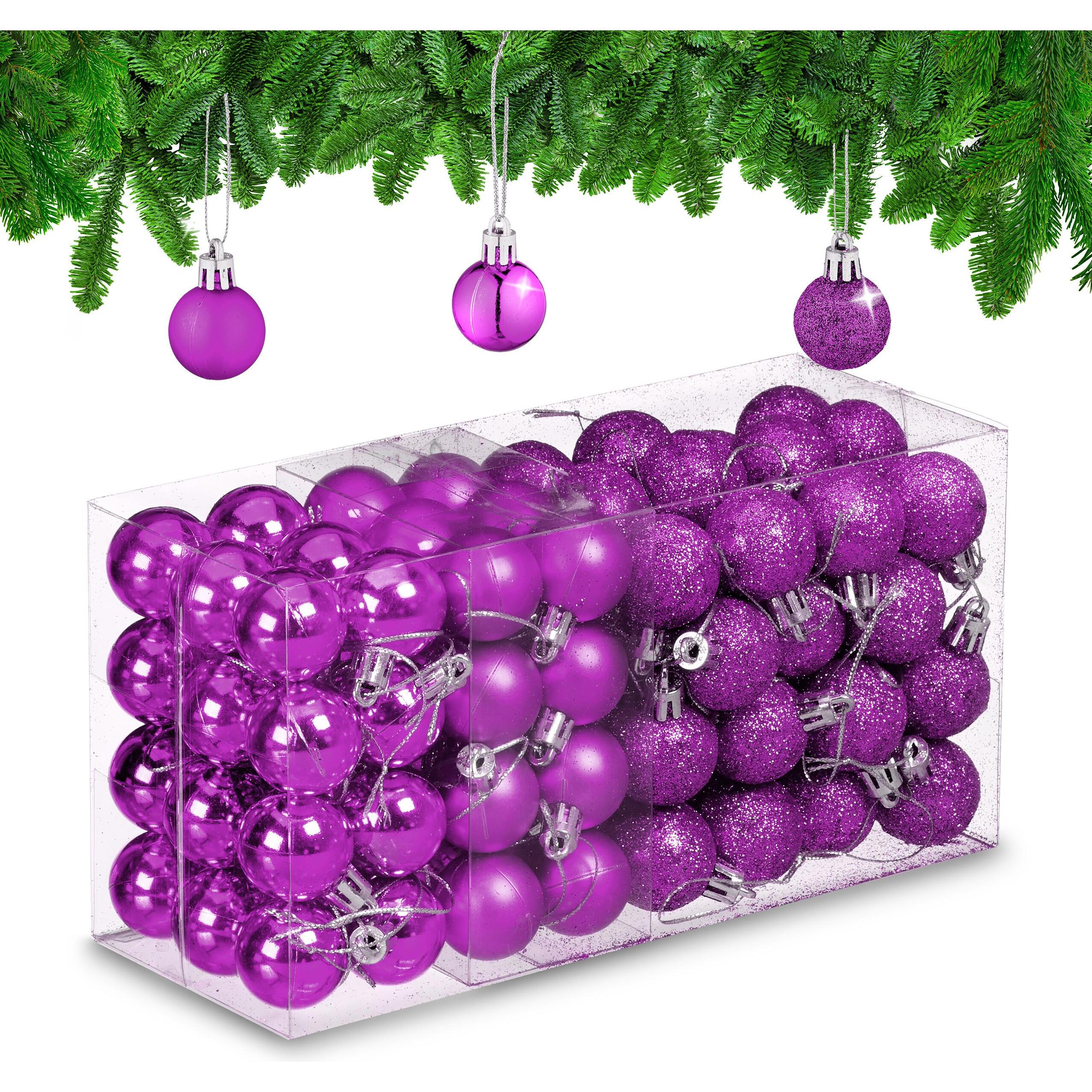 Thumbnail - Relaxdays, Christbaumschmuck, 96-tlg. Weihnachtskugeln-Set (96 -teilig)