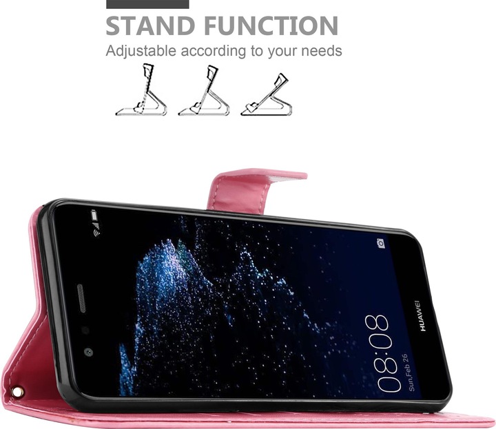 Actual product image Cadorabo Flower Book Cover (Huawei P10 Lite)
