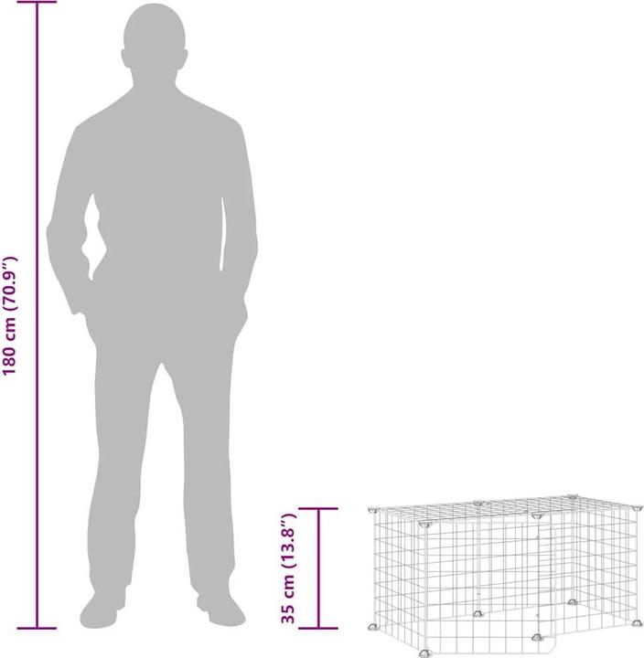 Produktbild vidaXL Haustierkäfig
