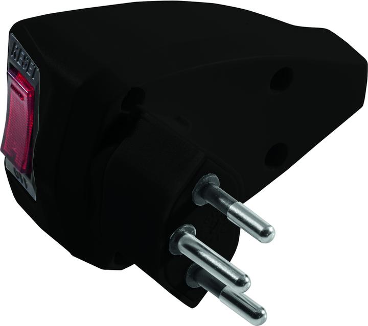 Produktbild Steffen RESET Stecker T12 mit Breaker Switch schwarz (Typ 12)