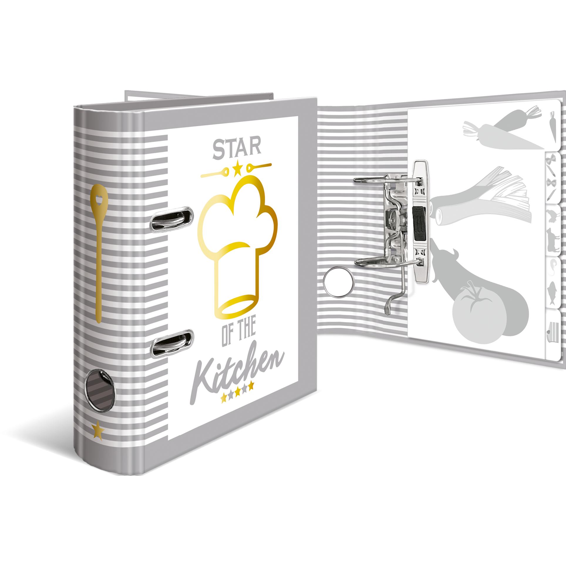 HERMA Rezeptordner A5 (A5, 70 mm, 1 Stk.) (15416)