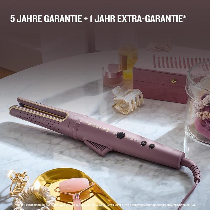 Actual product image Remington Ionic rotating curling iron with ceramic coating, digital temperature control, automatic shut-off