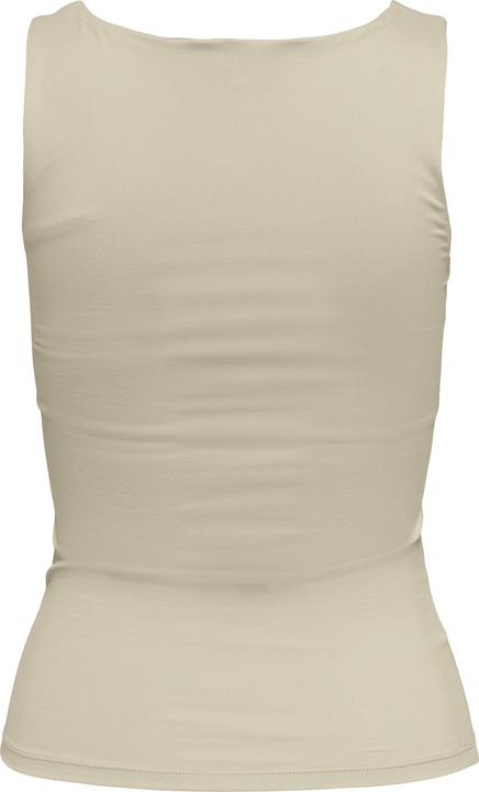 Actual product image Only Plain top without sleeves (XL)