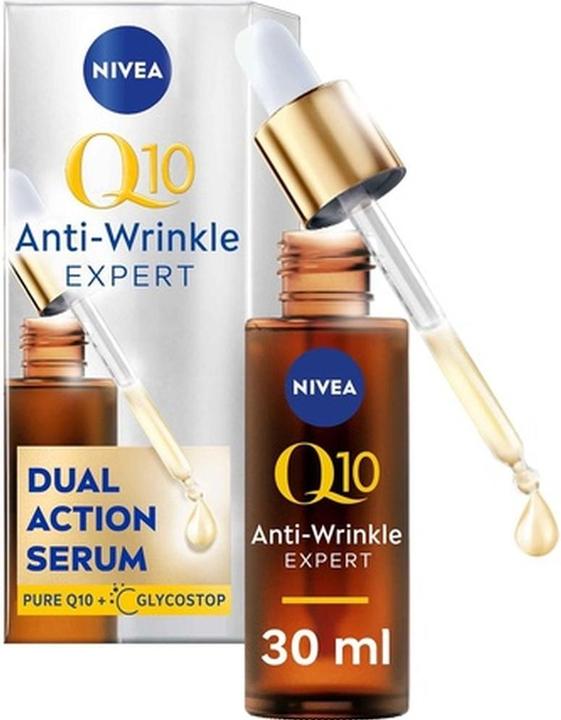 Immagine prodotto NIVEA Q10 Anti-Wrinkle Expert Dual Action Serum 30ml Siero viso antietà per donne con Q10 puro (30 ml)