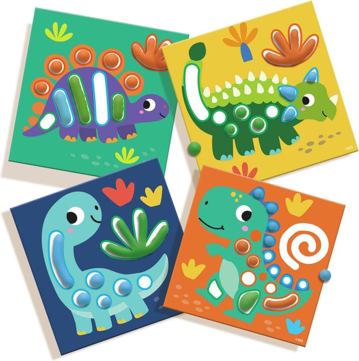 Produktbild Ses My first - Dough activity cards dinos