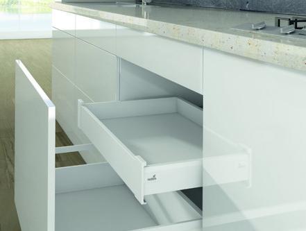 Actual product image Hettich Drawer frames ArciTech, white