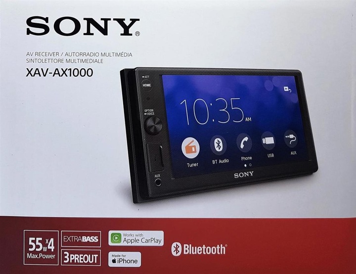 Image du produit Sony XAV-AX1000 (Apple Carplay)