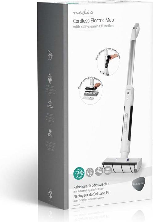 Actual product image Nedis HHEM300WT, Floor Cleaner, White (Wipe)