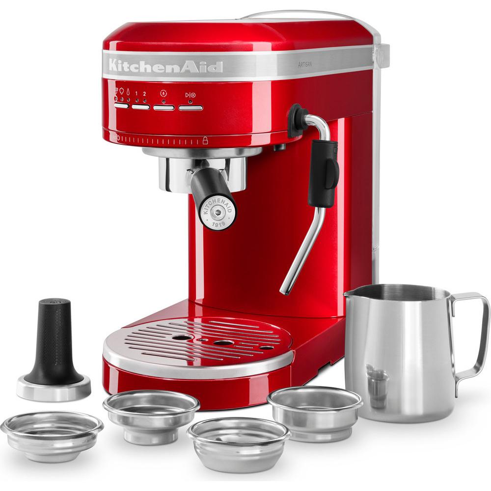 Thumbnail - KitchenAid Espressomaschine Artisan, Siebträgermaschine, Rot