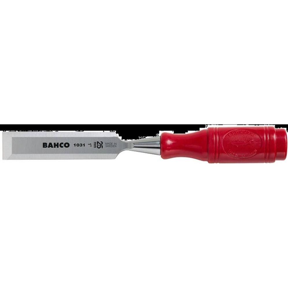 Thumbnail - Bahco, Beitel + Handhobel, Stechbeitel mit rotem Griff aus Polypropylen, 28 mm (28 mm)