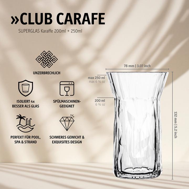 Produktbild Koziol Karaffe Club 0,25 l, 1 St. (0.20 l)