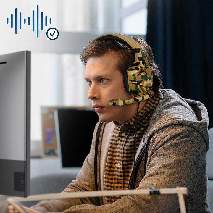 Actual product image Gjby GAG4 Gaming Headset with Microphone (Wireless)