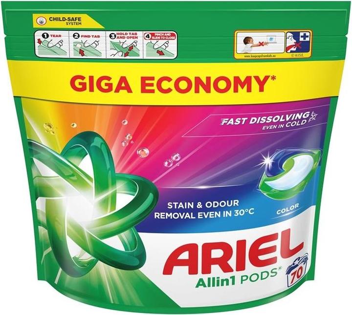 Actual product image Ariel All-in-1 PODs Color, 70 ct (PODs)
