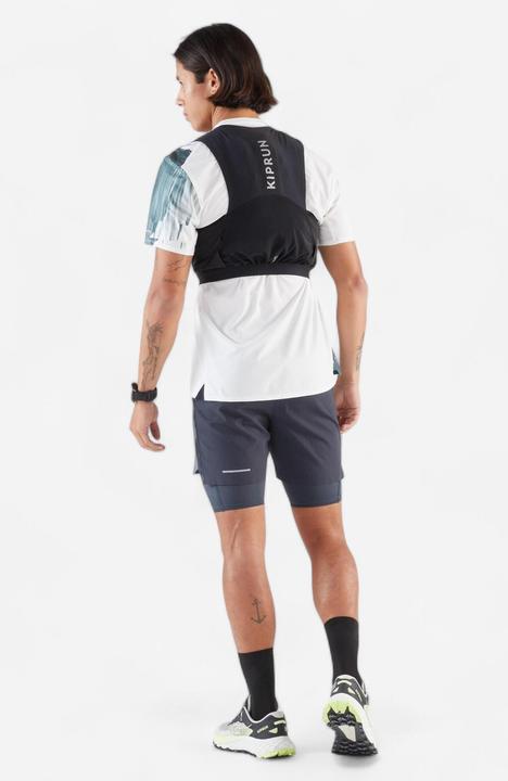 Immagine prodotto Kiprun Laufshirt kurzarm Langstrecke Herren - Run 900 Ultra beige Print (M)