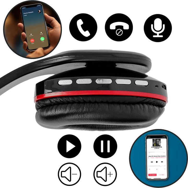 Actual product image Inkax HP-07 Bluetooth Headset (No noise cancellation, Wireless)