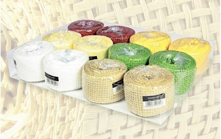 Penword Decorative raffia ribbon 35mmx3m (12pcs) (12 x)