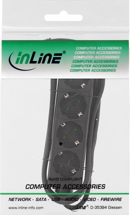 Actual product image InLine Power strip (4x, CEE 7/3, 5 m)