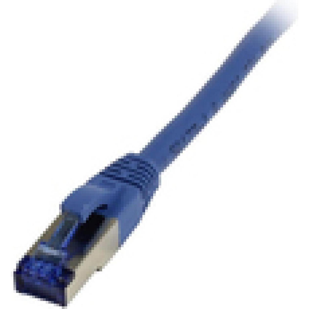 Synergy 21 Patchkabel RJ45, CAT6A 500Mhz, 5m, blau, S-STP(S/FTP), TPE(Superflex), AWG26 (S/FTP, CAT6a, 5 m), Netzwerkkab...
