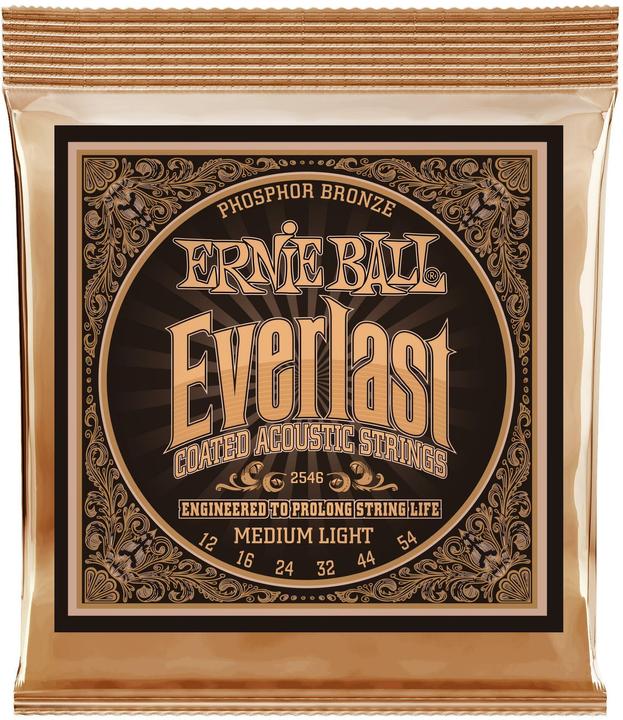 Ernie Ball Akustik Medium Light (6 x, Gitarre, 0.05")