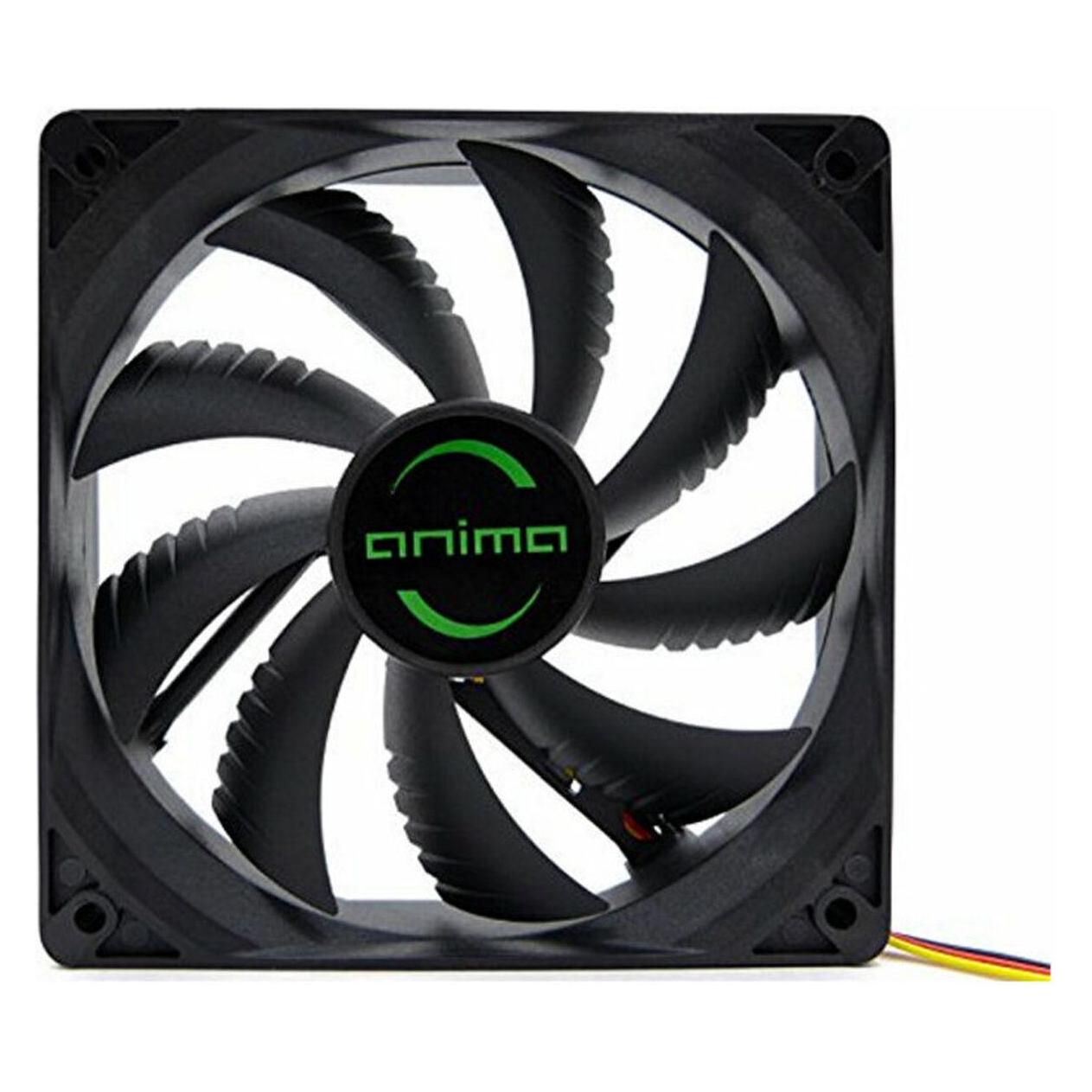 Tacens Ventilatore Anima Af12 12Cm (120 Mm), Ventola Pc, Nero