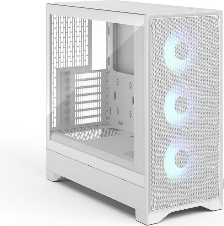 Produktbild Fractal Pop 2 Air White TG RGB (weiss, Tempered Glass) (ATX, Micro ATX (mATX), Mini-ITX)