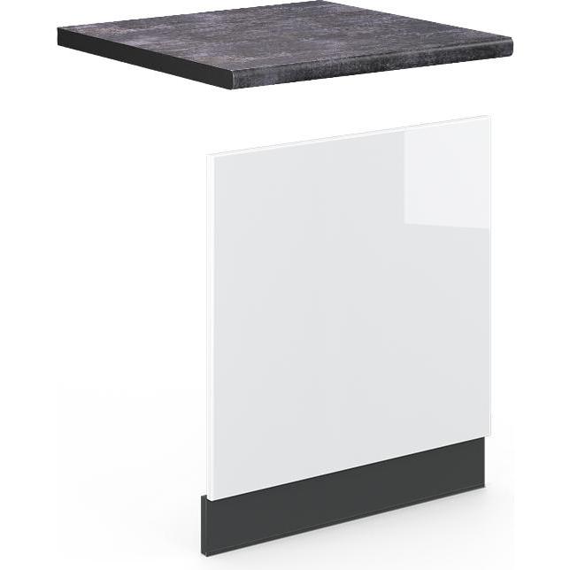 Vicco Frontblende Fame-Line, Geschirrspüler Zubehör, Weiss