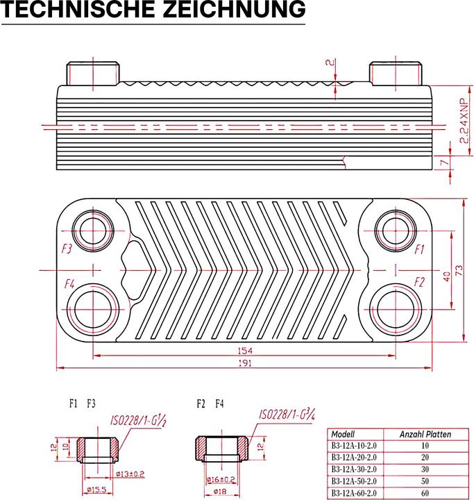 Produktbild Wiltec Wärmetauscher