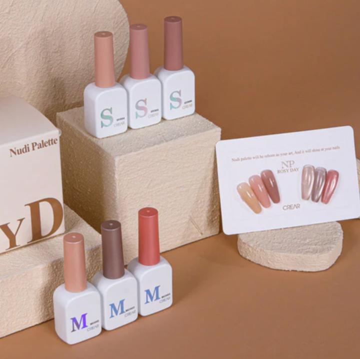 Produktbild Crear Rosy Day Collection (6 pcs/set) (Gel-Effekt Nagellack)