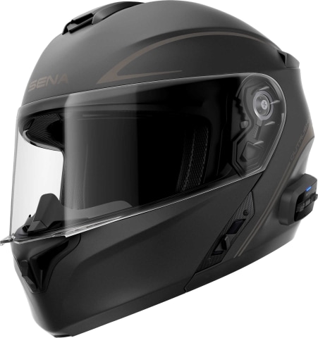 Sena OUTRUSH R - Smart Motorrad-Klapphelm (ECE22.06) - schwarz matt (L) (L)