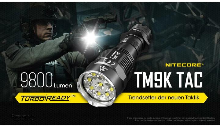 Image du produit Nitecore TM9K TAC - 9800 lumens (12.50 cm, 9800 lm)