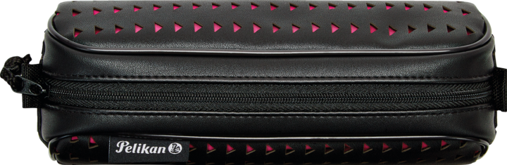Image du produit Pelikan Pochette de rangement Quattro Lasercut noir / rose, 21,5 x 7,0 cm