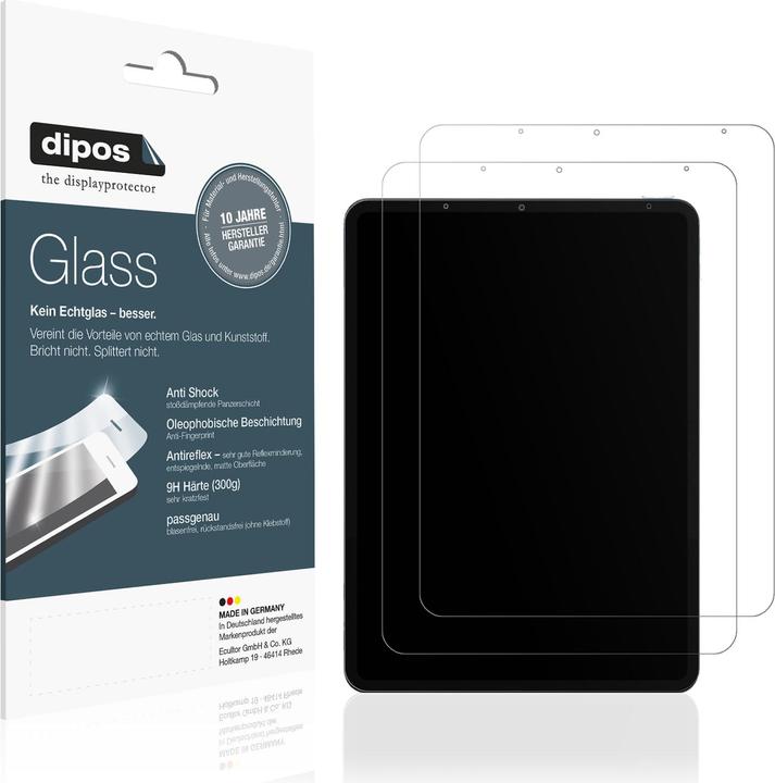 Image du produit Dipos Film de Protection d’écran Anti-Shock (2 pièce(s), IPad Air (2022))