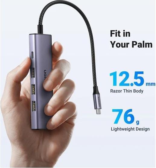 Produktbild Ugreen USB-C Hub (USB-C, 5 Ports)