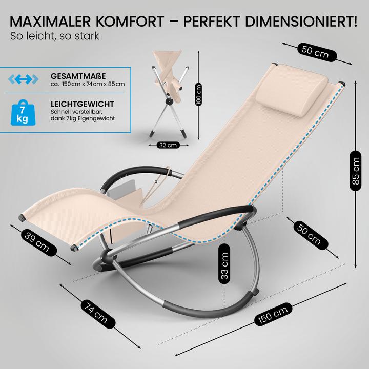 Produktbild Eloneo Relax-Schaukelliege (157 cm)