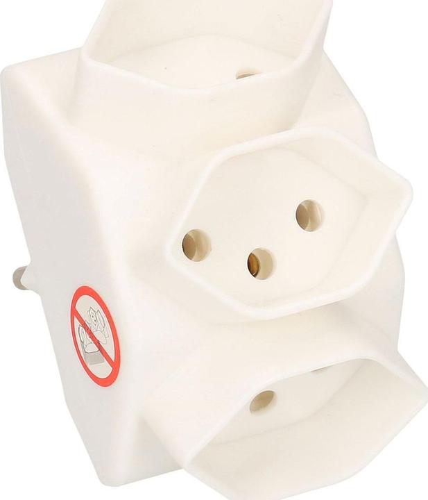 Max Hauri Abzweigstecker (Typ 13, 3 x)