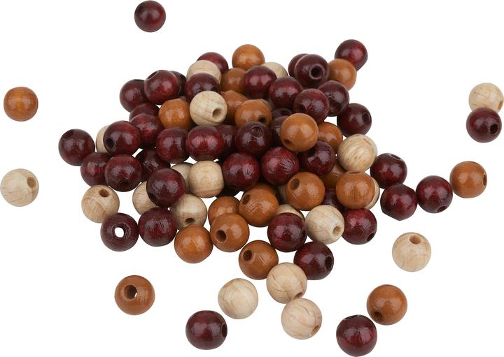 Knorr Prandell Holzperlenmix, Ø 8mm 85 Stück