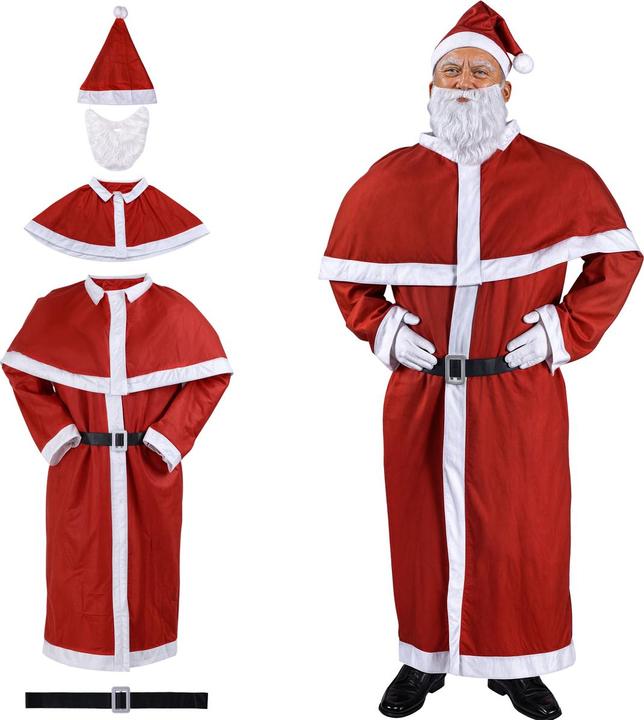 Detex Santa Claus suit set 5 pcs. (One size)