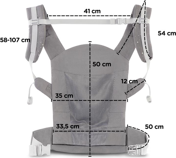 Produktbild KinderKraft carrier HUGGY, gray