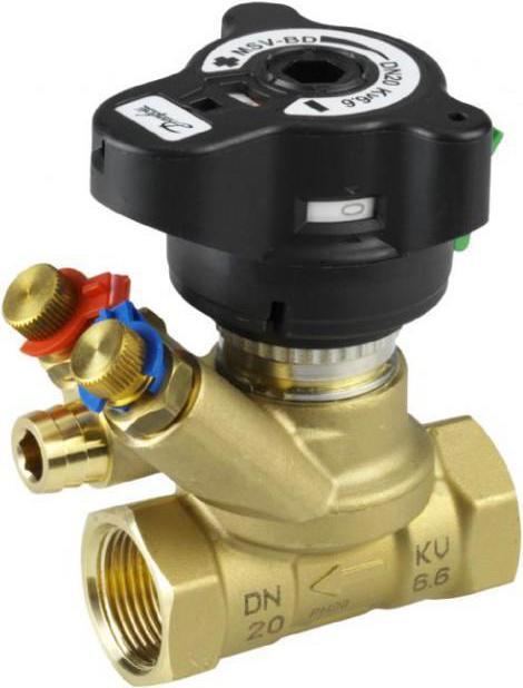 Danfoss manual balancing valve LENOMSV-BD size DN20 003Z4002