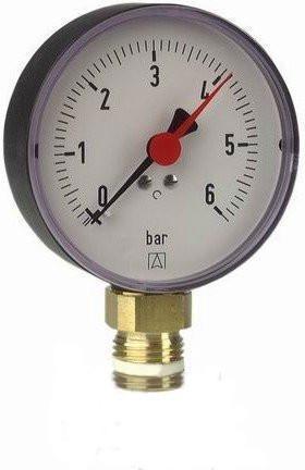 Produktbild Afriso Heating manometer RF 100 Ø = 100mm 0-6bar 1/2 "class 1.6 - 63613