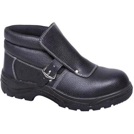Lahti Pro, Sicherheitsschuhe, Leather black shoes, sbp hro fo src, "47", ce, lahti (47)