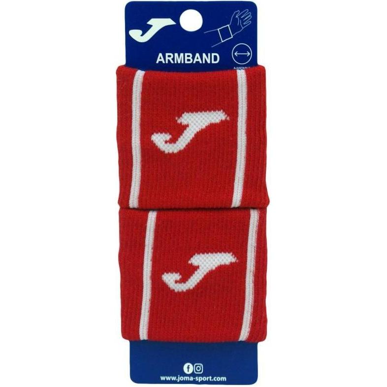 Joma, Unisex, Fascia e polsini tergisudore, Frotka Opaska Na Rękę Podwójna Game Czerwono Biała, Rosso, Bianco