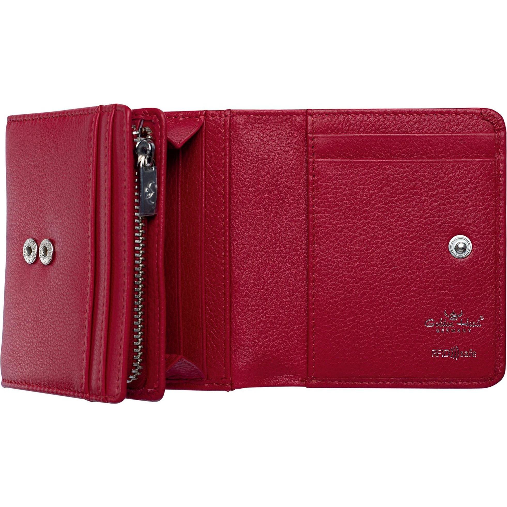 Thumbnail - Golden Head, Damen, Portemonnaie, Geldbörse Madrid RFID Protect 3335, Rot