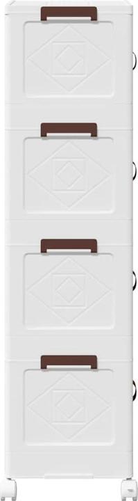 Produktbild vidaXL stapelbare Aufbewahrungsbox (48.50 cm, 28 l, 1x)