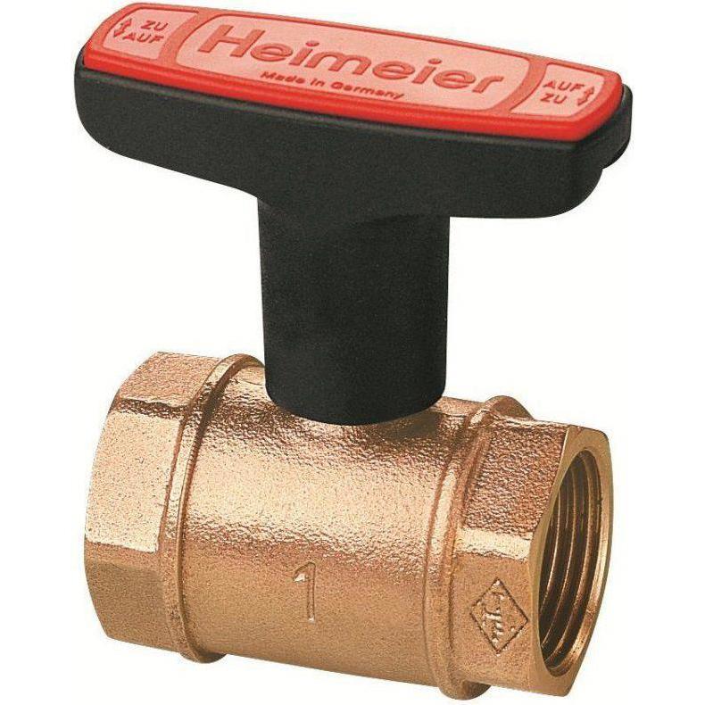 Heimeier, Ventil, Globo H ball valve DN25 bronze