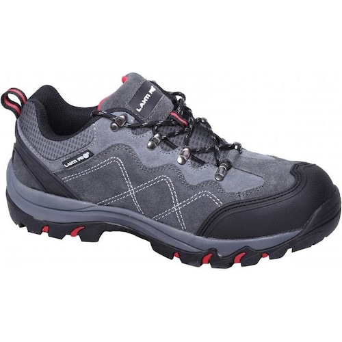 Lahti Pro, Sicherheitsschuhe, Gray-red suede shoes, s1p sra, "46", ce, lhti (S1P, 46)