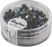 Produktbild Rayher Glas Schliffperle, 4mm ø, onyx, 100 Stück