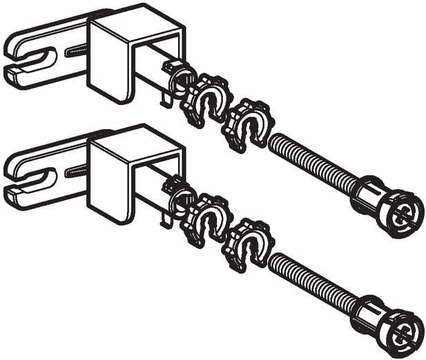Actual product image Geberit Holders, WC frame Duofix